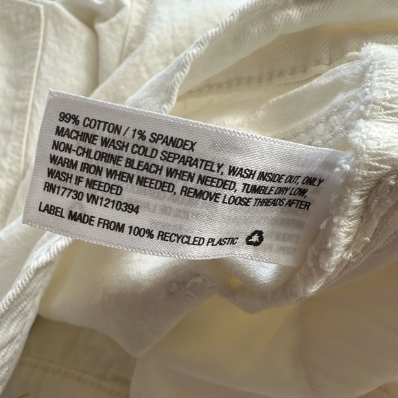 Universal Thread Vintage Bermuda White Denim Shorts - Picture 4 of 4